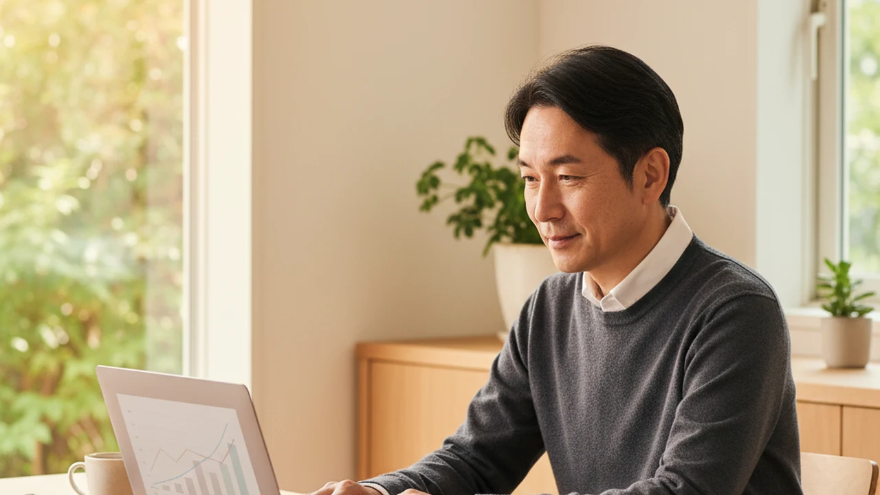 50代から始める新NISA｜長期の資産設計に取り組む様子